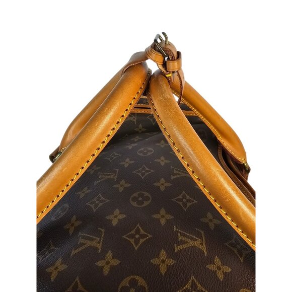 LOUIS VUITTON Monogram 16" Overnight Travel Carryall Doctor Case Bag Gym Duffle - Picture 13 of 16